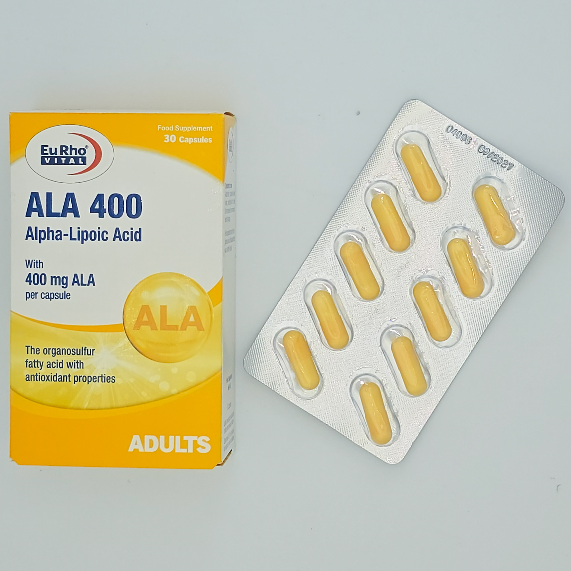 آ ال آ 400 میلی گرم آلفا لیپوئیک اسید