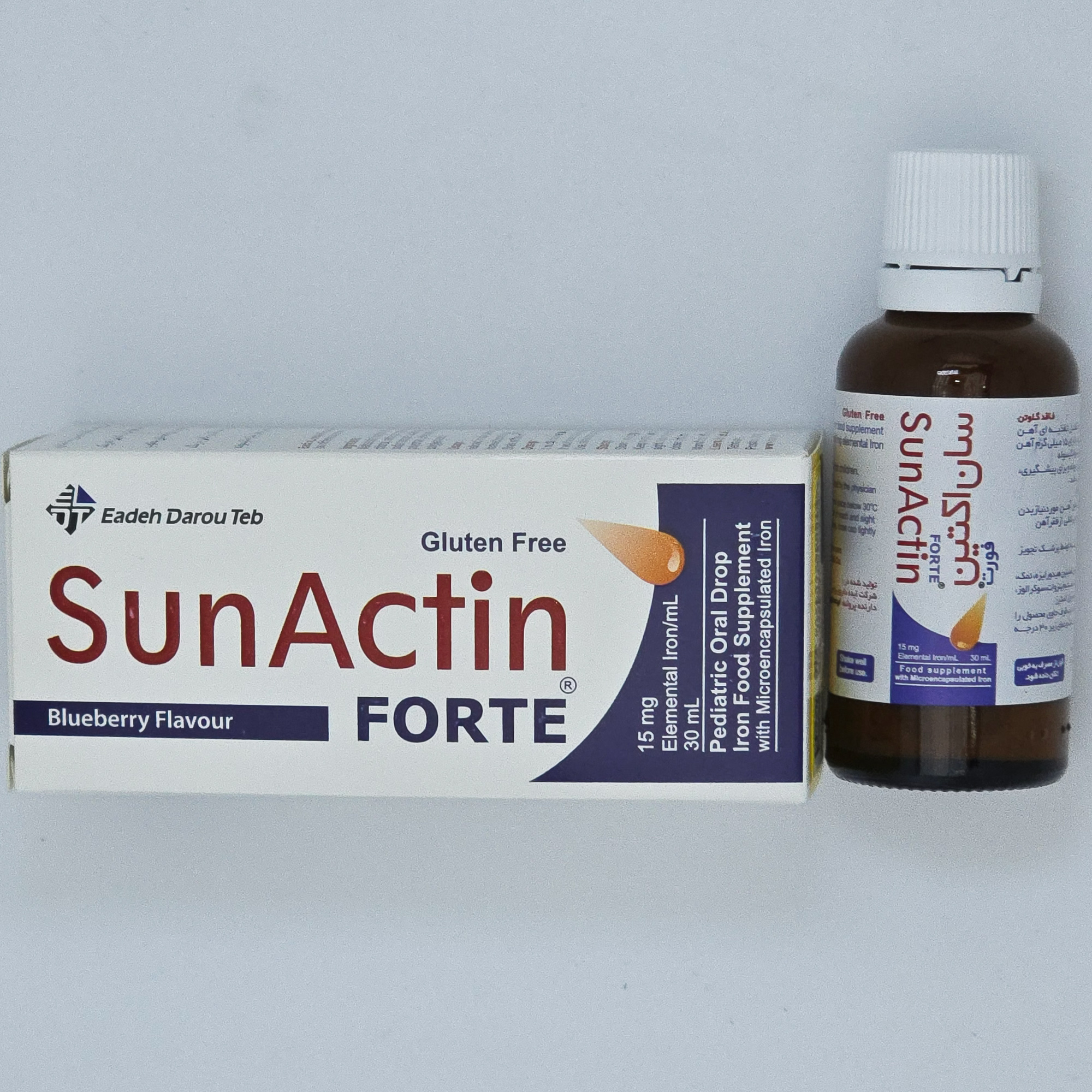 سان اکتین قطره آهن