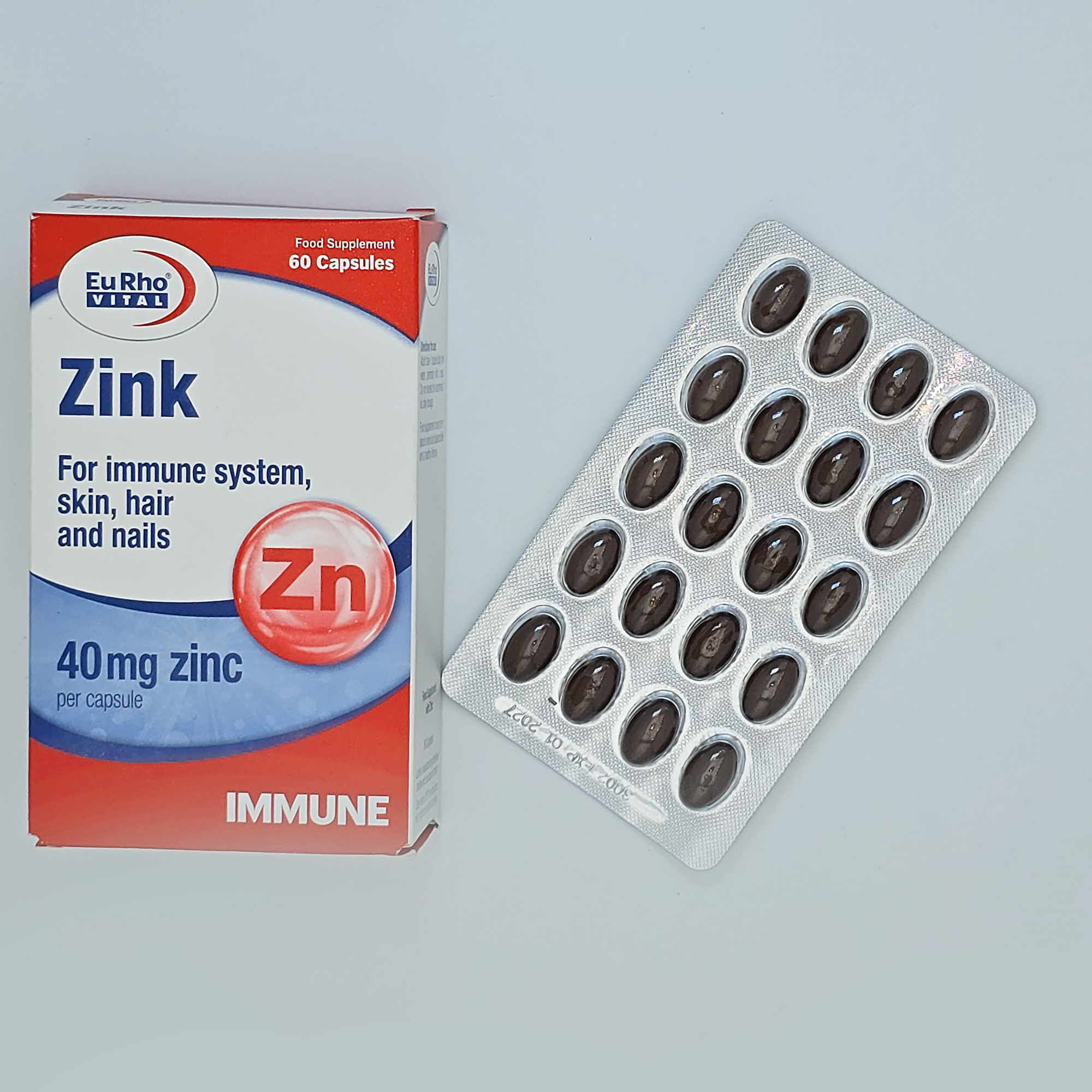 زینک 40 میلی  گرم یوروویتال