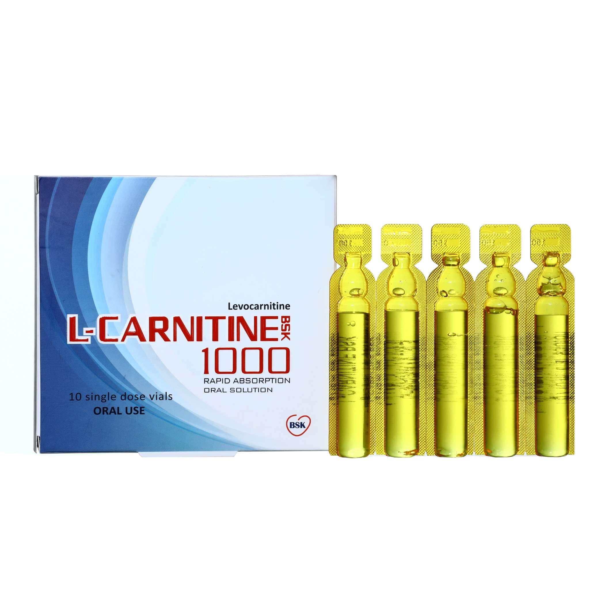 ویال ال کارنیتین 1000 میلی گرم