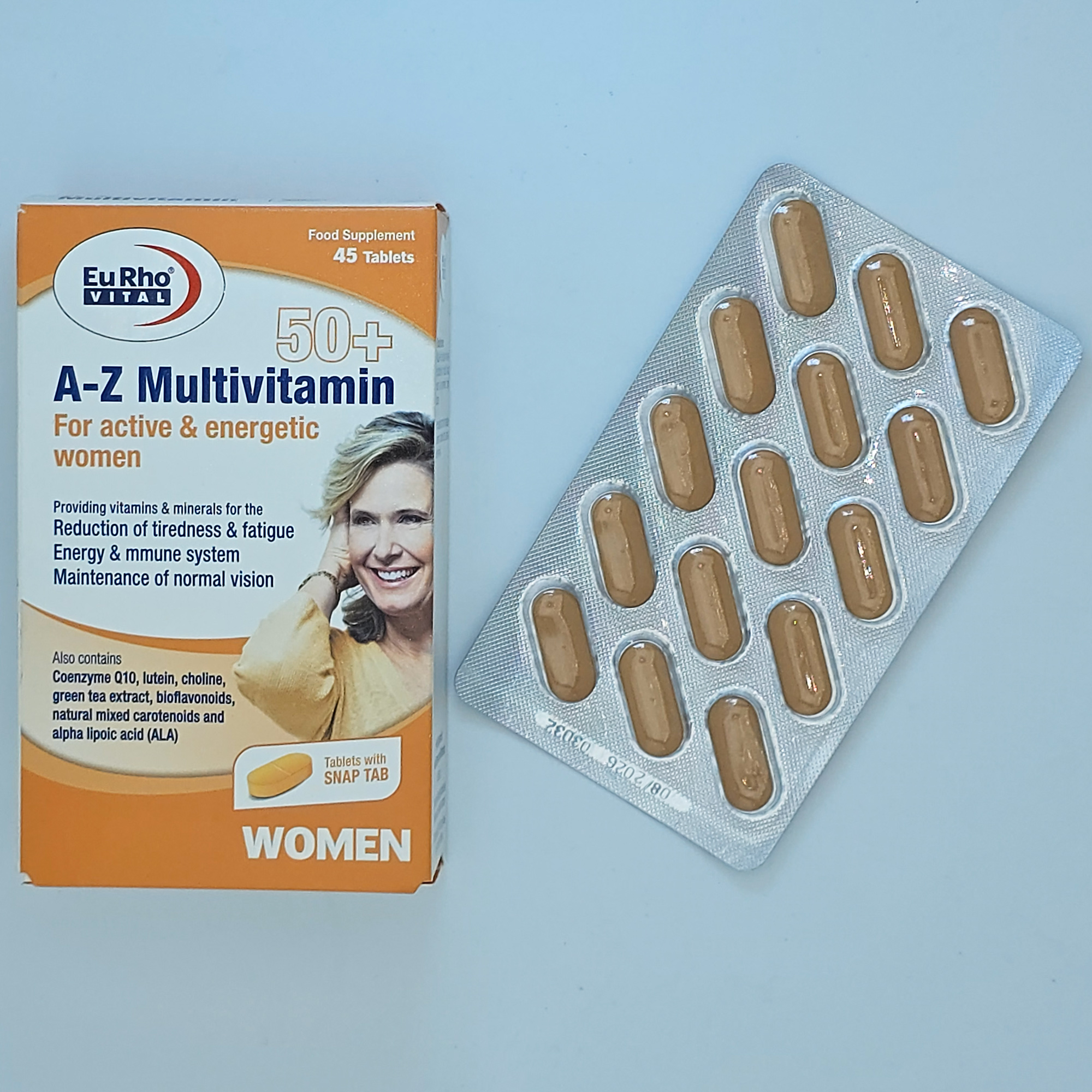 A _Z مولتی ویتامین بالای 50 سال بانوان یوروویتال