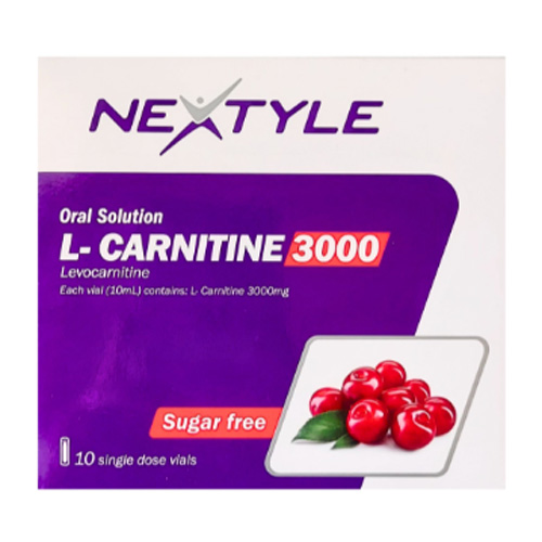 ال کارنیتین 3000 میلی گرم نکستایل ویال خوراکی