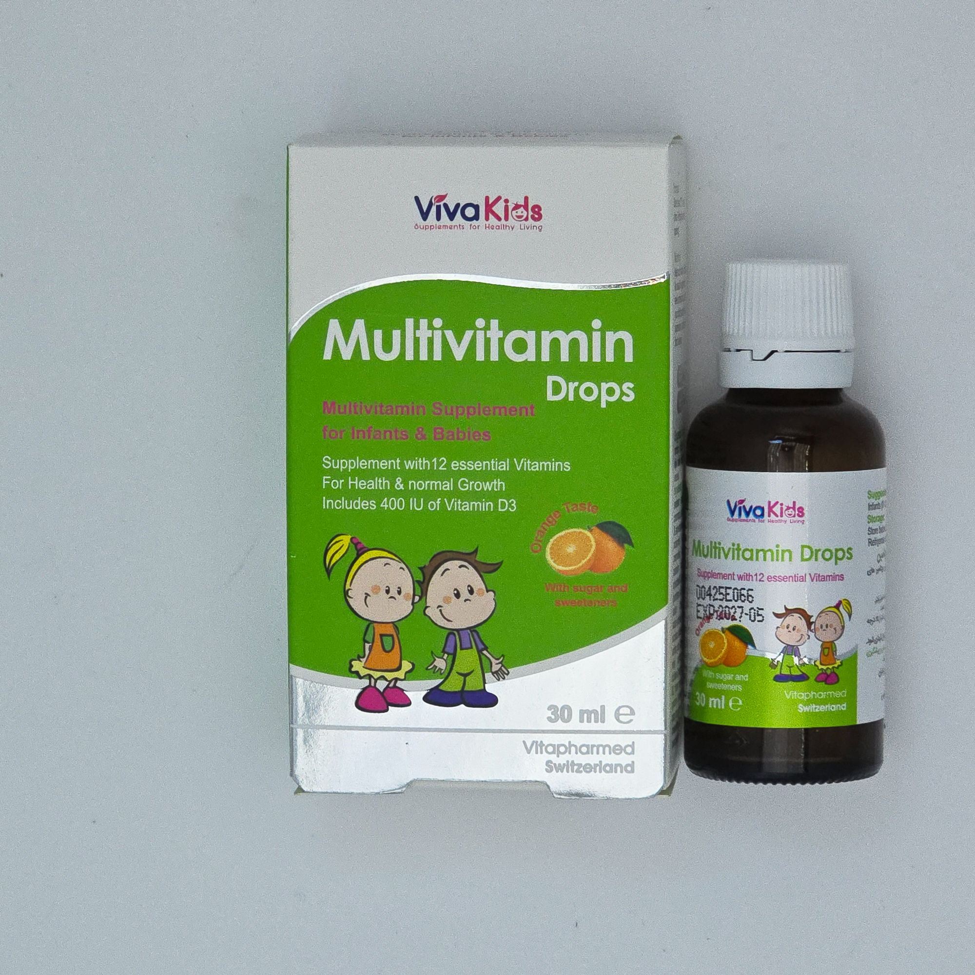 مولتی ویتامین ویواکیدز قطره